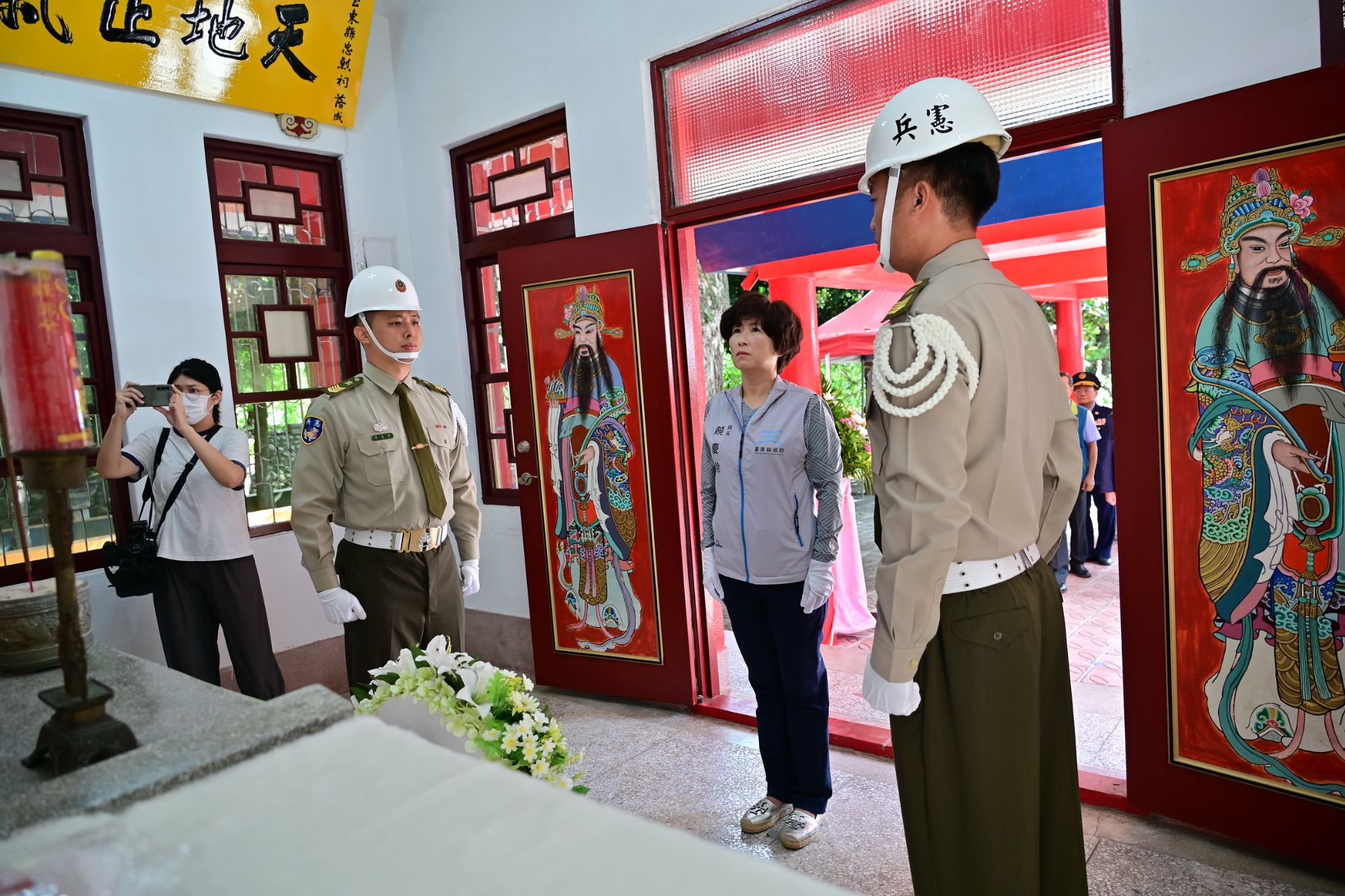 臺東縣113年忠烈祠及軍人公墓忠靈祠秋祭 饒慶鈴親自擔任主祭緬懷烈士奉獻精神