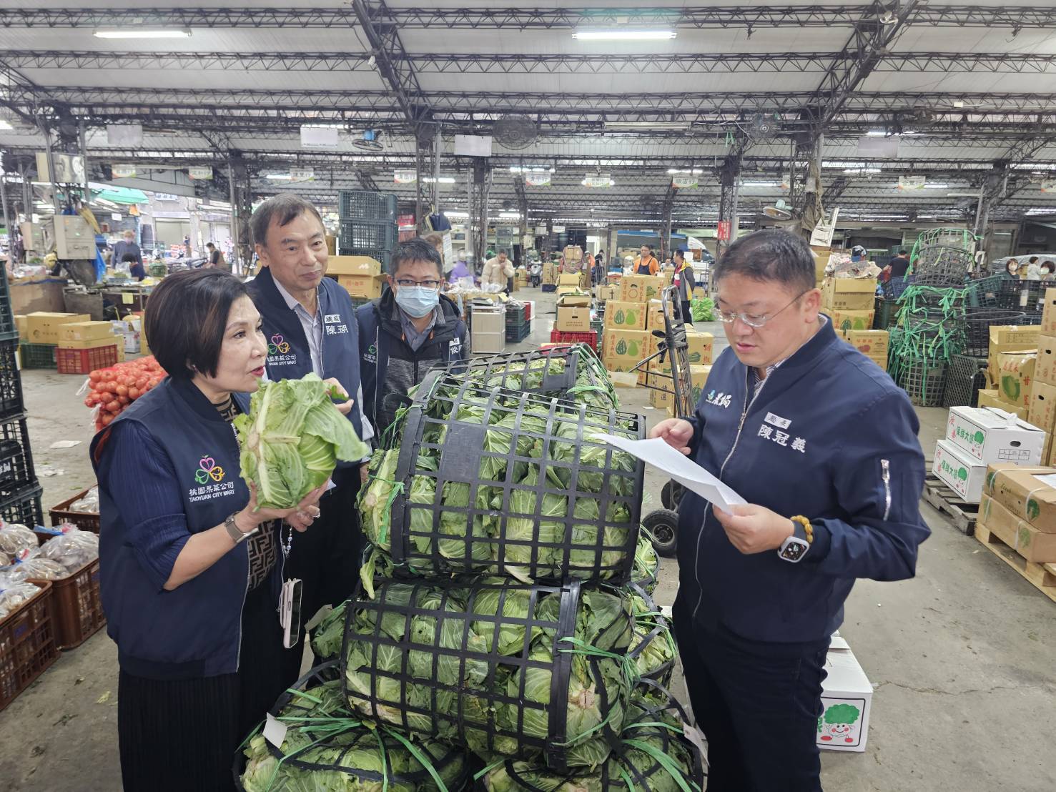 桃園市農業局啟動防颱應變措施兵分多路至各相關場所整備勘查