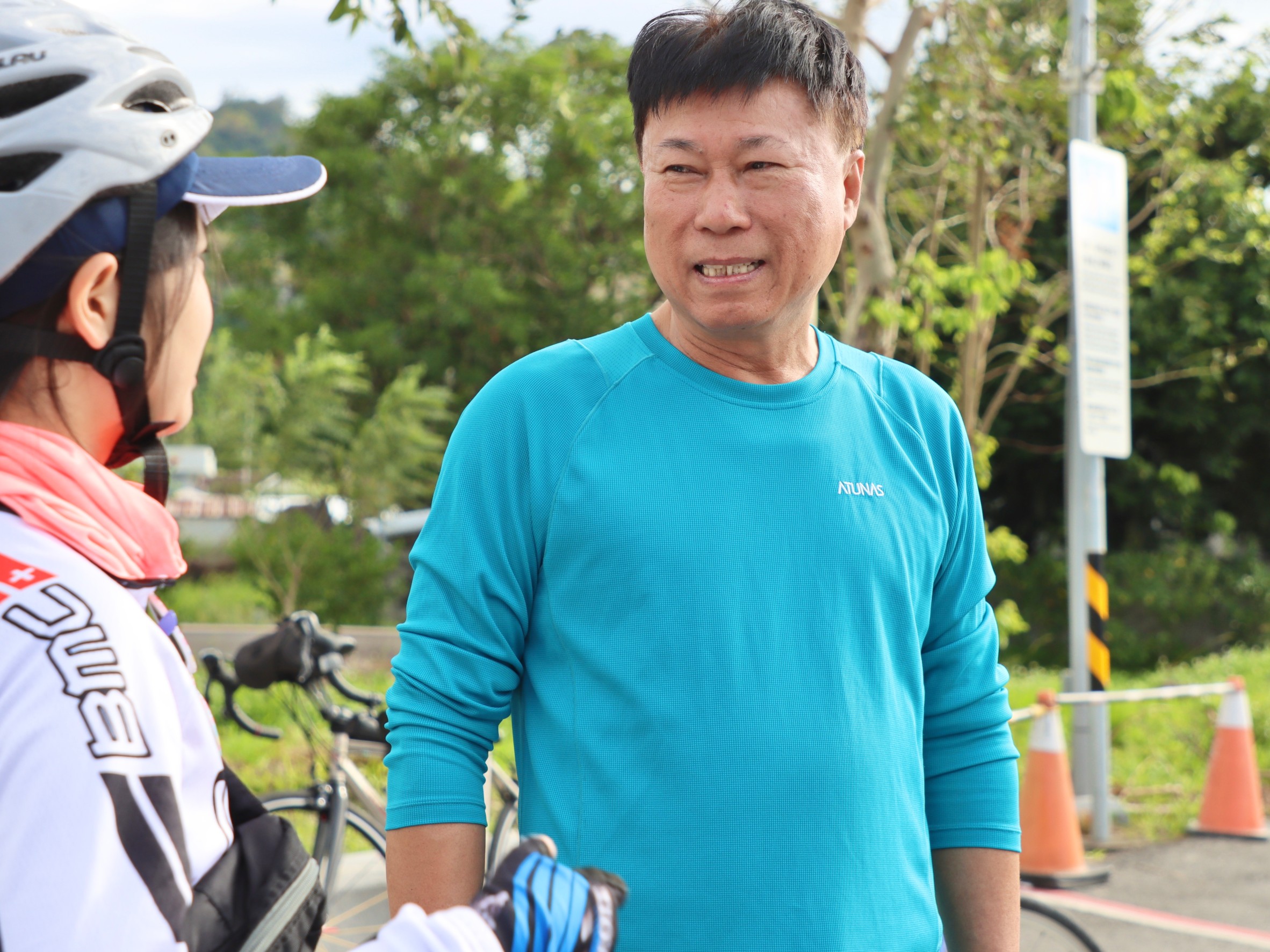 中華民國自閉症總會單車環島隊抵達臺東  市長陳銘風陪騎傳遞愛與支持