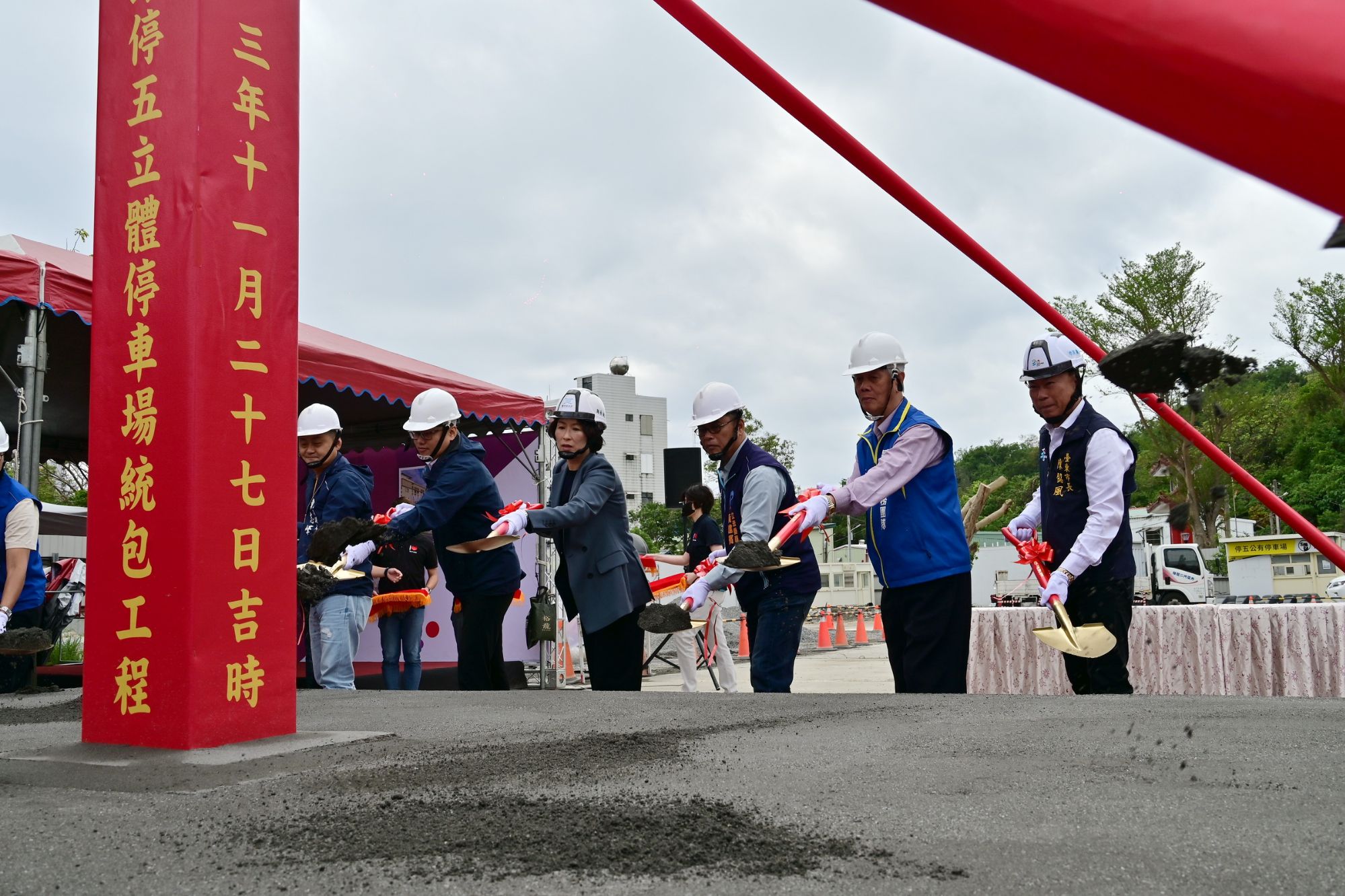 提升鐵花村及周邊商圈繁榮發展  臺東市新生路停五立體停車場工程啟動