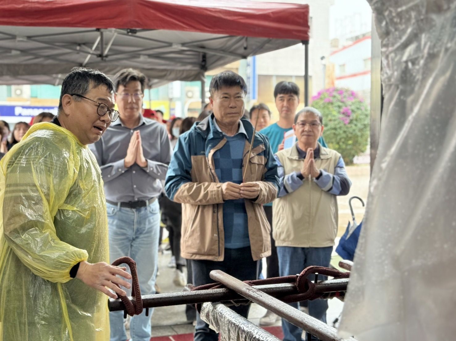 史上首次 臺東天后宮媽祖神轎駐駕臺東市公所